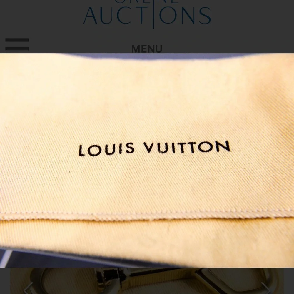 Authentic Louis Vuitton Shiny Gold Key Holder